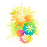 Watercolor floral N23