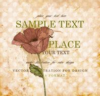 Vintage Flower Design N3
