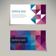 Business card abstract background N7