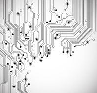 Circuit board abstract background N9