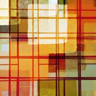 abstract lines and paint squares pattern N2