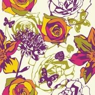 floral vector texture N7