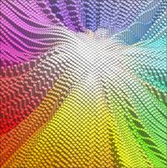 abstract 3d vector background colorful volcano