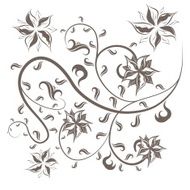 Vector flower background N13