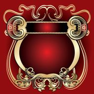 beautiful background with gold pattern N5
