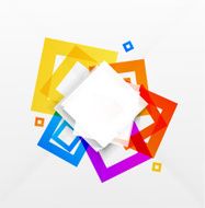 Abstract colorful squares background
