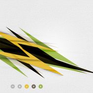Colorful abstract technology lightning shapes N3