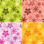 Retro floral pattern seamless N3
