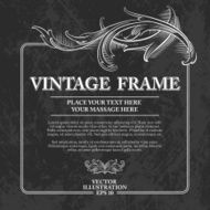 Vintage Frame Vector Illustration N13