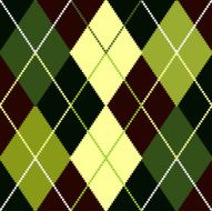 Vector green argyle pattern N2