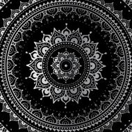 Silver mandala N59