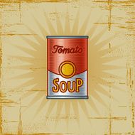 Retro Tomato Soup Can