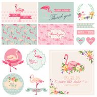 Flamingo Party Set - for Wedding Bridal Shower N2