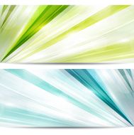 Abstract colorful shiny banners