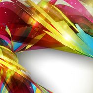 Abstract colorful swirl background N2