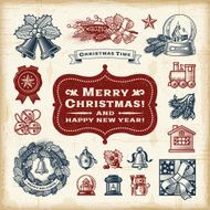 vintage christmas set N4