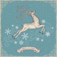 Holiday Reindeer N7