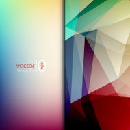 Abstract geometric polygonal shiny background N26