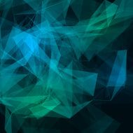 Abstract low poly dark bright technology vector background