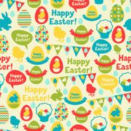 Happy Easter seamless pattern N2