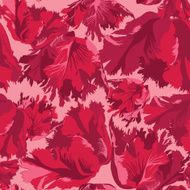 Abstract floral seamless vector pattern N5