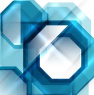 Vector blue technology background N2