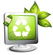 IT and environmental concept