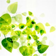 Vector shiny leaves background N2