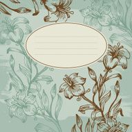 Floral background N1735