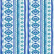 Watercolor Ethnic African Seamless Background N5