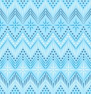 Blue ethnic seamless pattern