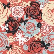 floral vector texture N8