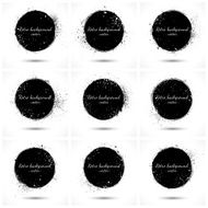 Grunge vector retro background N6