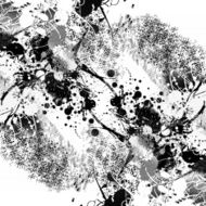 Abstract white background Underground grunge Monochrome pattern Acrylic watercolo