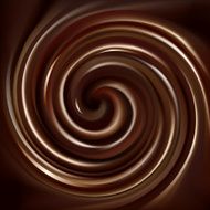Vector background of swirling chocolate texture N2