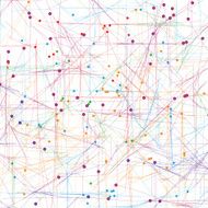 abstract colorful technology line pattern with white background N2