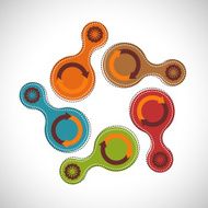 abstract round pattern background N2