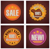 Shopping badges set N2
