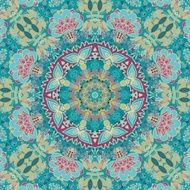 Seamless abstract floral pattern in turkish style