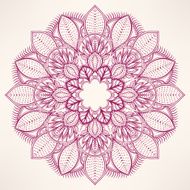 round natural purple pattern N3