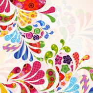 Abstract ornamental floral background N3