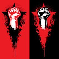 grunge power fist