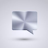 Vector full metal icon on blue background Eps10 N128