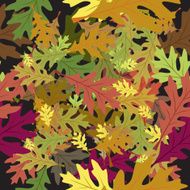 Vector seamless leaf pattern N2