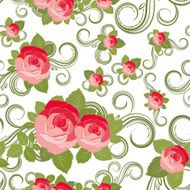 Seamless background with roses N15