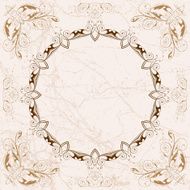 Vintage Floral Frame N53