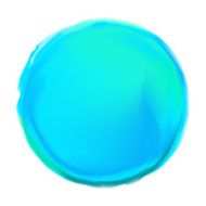 Blue Painted Round Background