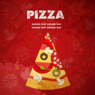 Pizza Menu Template Vector Illustration N11