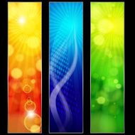 Abstract banners N36