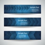 Three Abstract Header Designs - Arrows N2